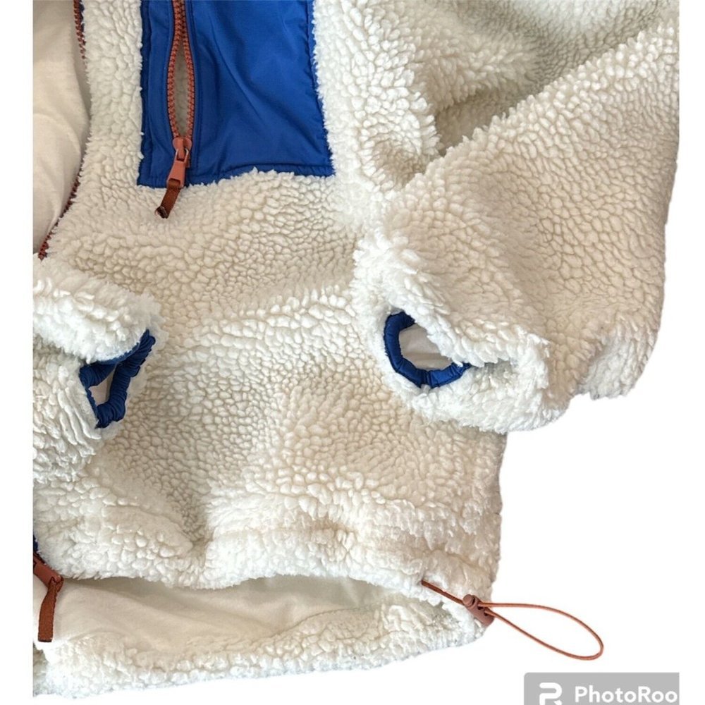 Fabletics Rylan Sherpa Jacket Size Small Bone Mul… - image 6